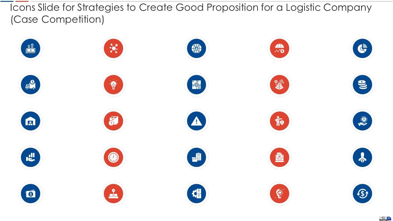 Strategies To Create Good Proposition For A Logistic Company Case Competition Ppt PowerPoint Presentation Complete Deck With Slides Slide43