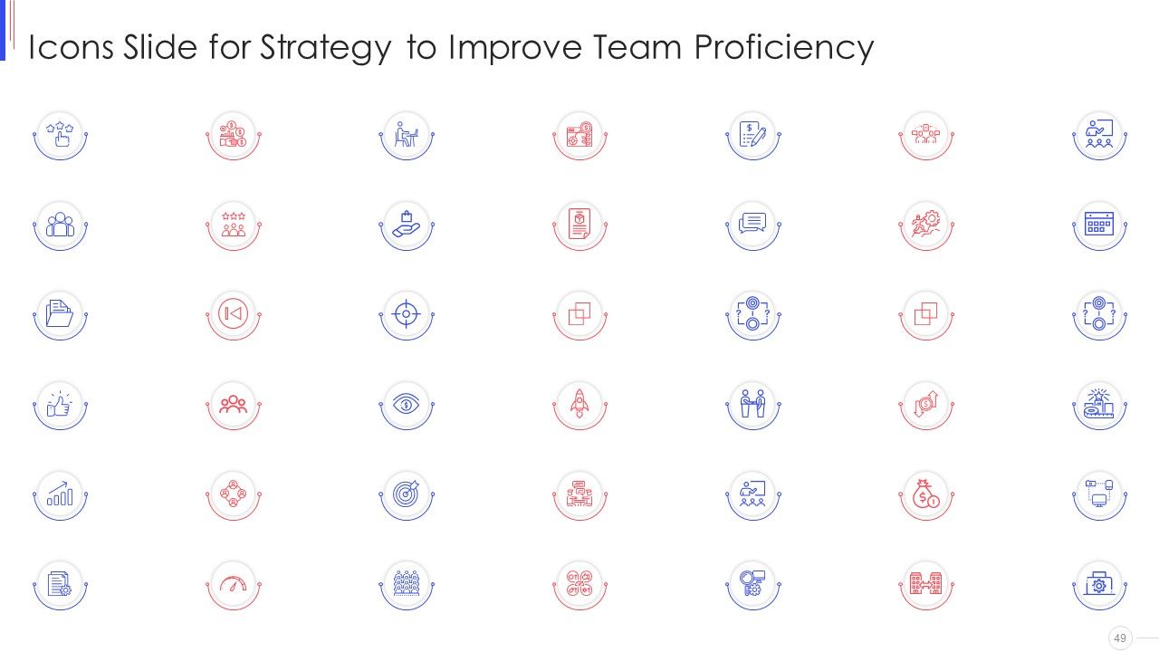 Strategy To Improve Team Proficiency Ppt PowerPoint Presentation Complete Deck With Slides Slide49