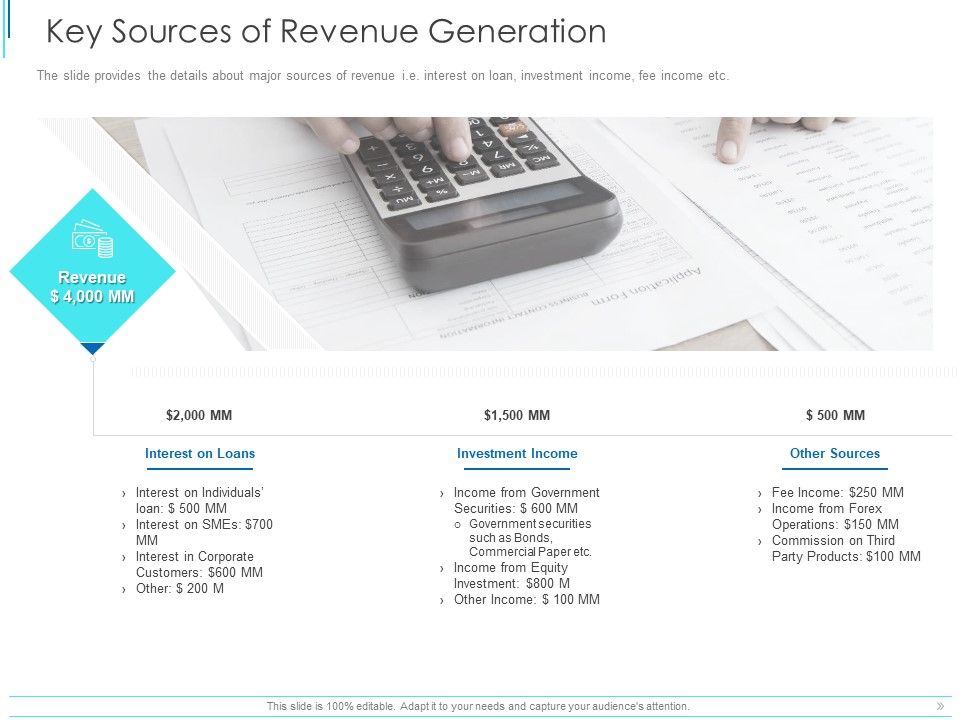 Subordinate_Debt_Pitch_Deck_For_Fund_Raising_Key_Sources_Of_Revenue_Generation_Icons_PDF_Slide_1.jpg