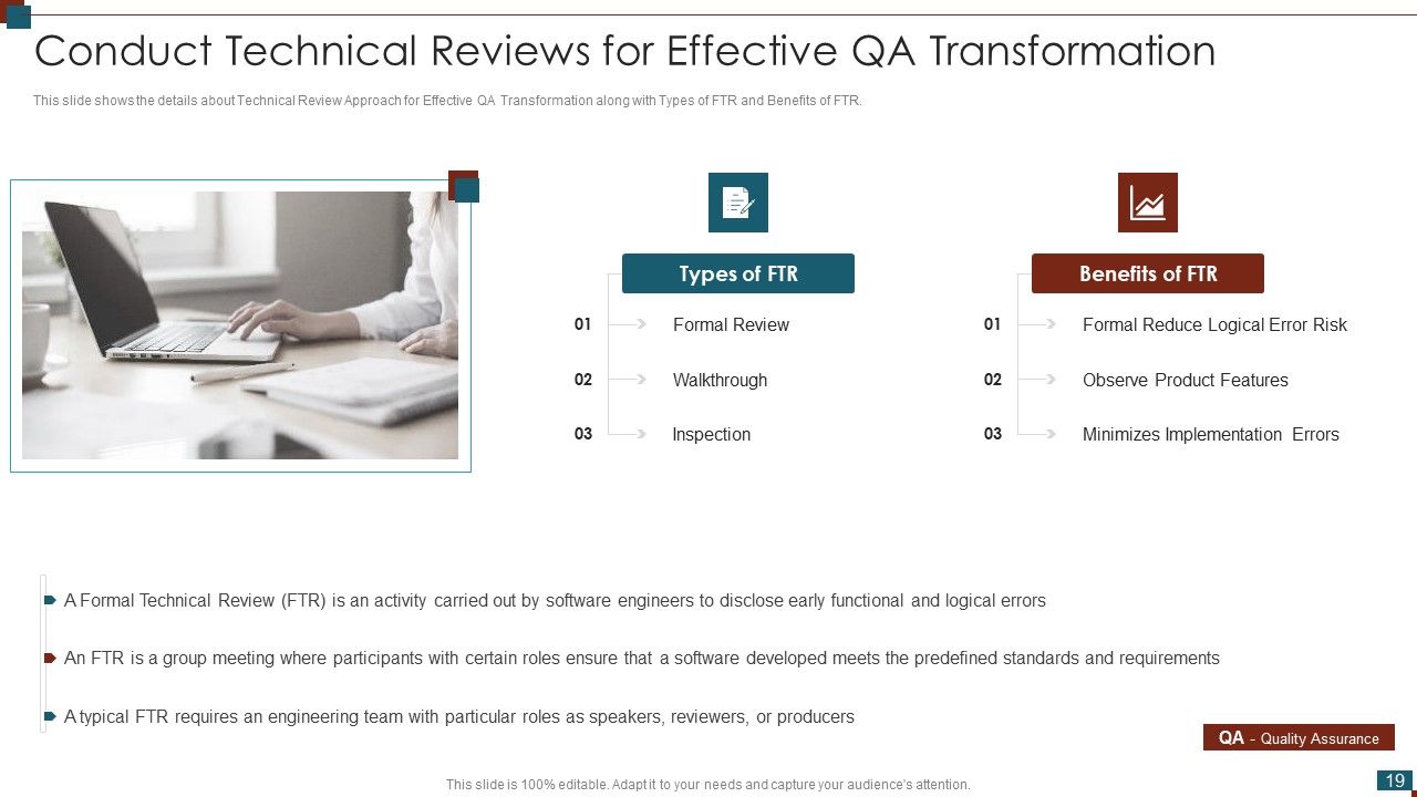 Successful Quality Assurance Transition Techniques To Enhance Product Quality Ppt PowerPoint Presentation Complete Deck With Slides Slide19