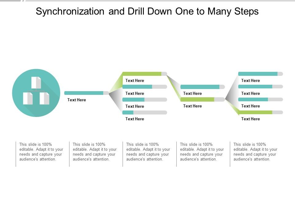 Synchronization And Drill Down One To Many Steps Ppt PowerPoint ...
