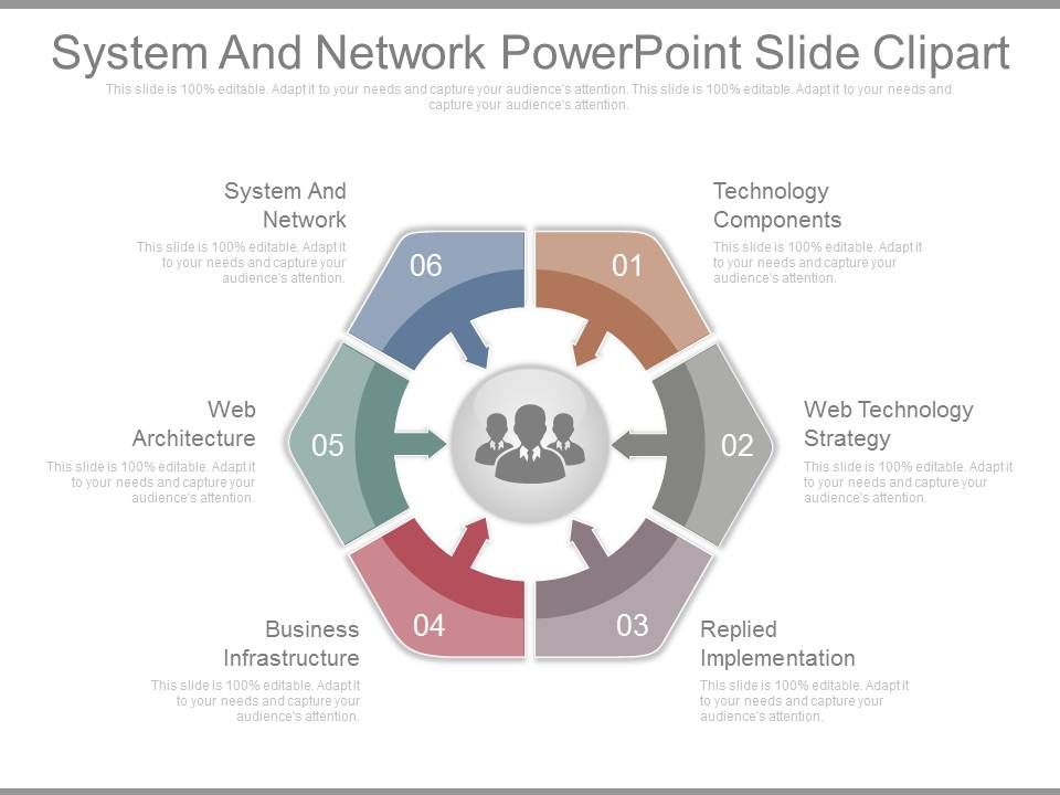 System And Network Powerpoint Slide Clipart