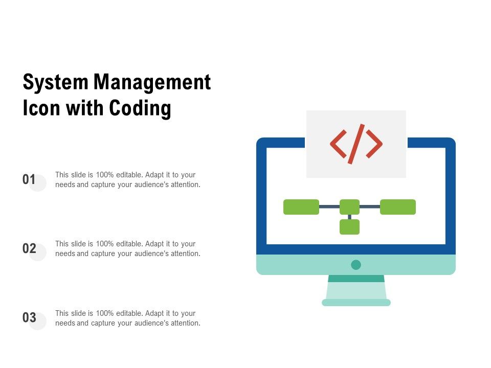 System_Management_Icon_With_Coding_Ppt_PowerPoint_Presentation_Show_Diagrams_PDF_Slide_1.jpg