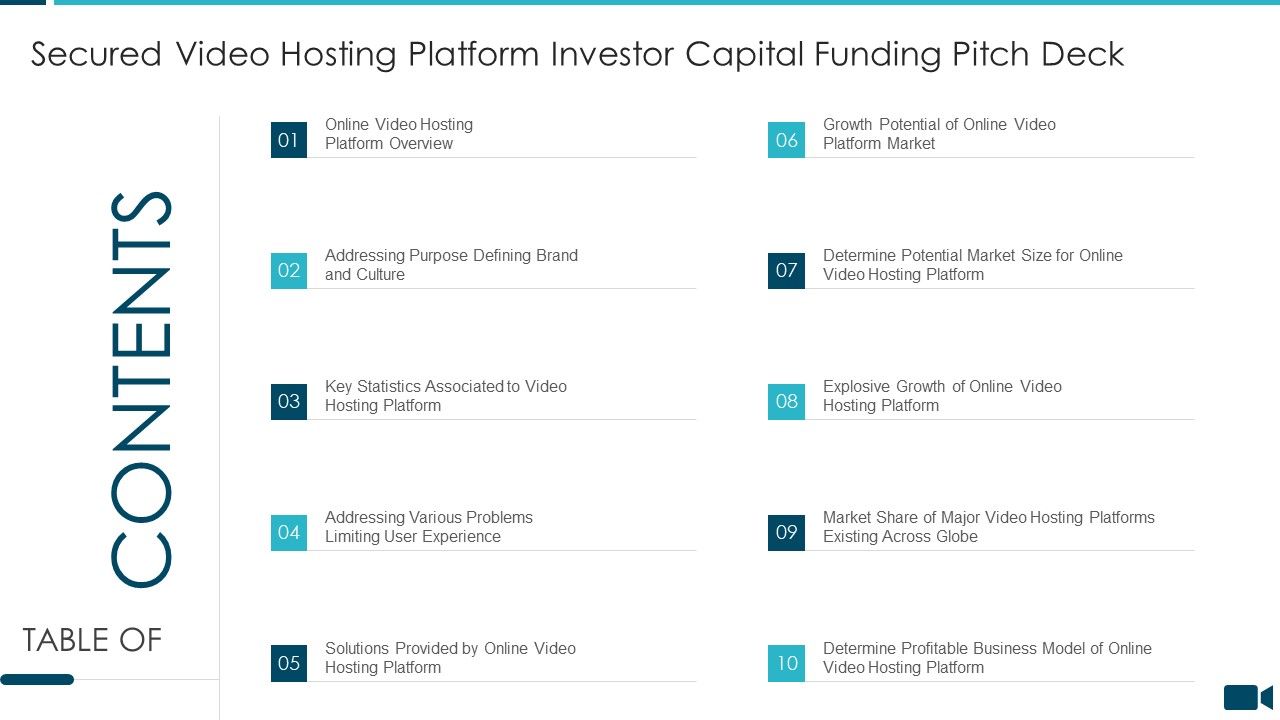 Table_Of_Content_Secured_Video_Hosting_Platform_Investor_Capital_Funding_Icons_PDF_Slide_1.jpg