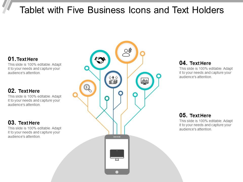 Tablet_With_Five_Business_Icons_And_Text_Holders_Ppt_PowerPoint_Presentation_Professional_Introduction_Slide_1.jpg