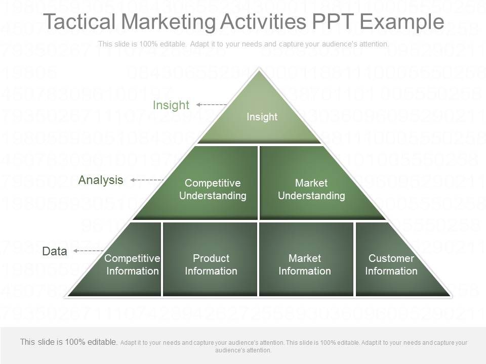 Tactical Marketing Activities Ppt Example