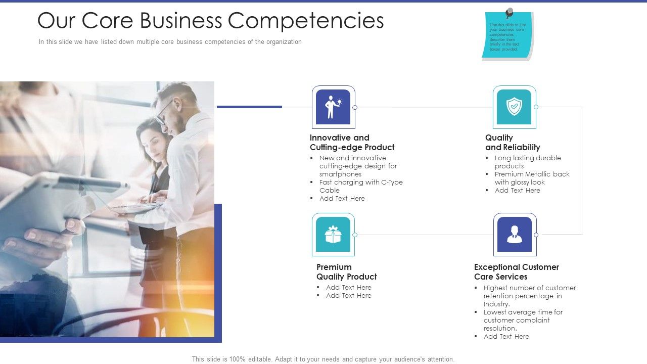 Tactical_Planning_For_Marketing_And_Commercial_Advancement_Our_Core_Business_Competencies_Icons_PDF_Slide_1.jpg