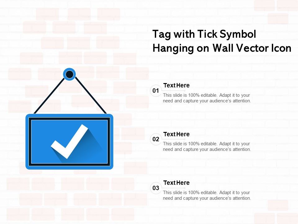 Tag_With_Tick_Symbol_Hanging_On_Wall_Vector_Icon_Ppt_PowerPoint_Presentation_Visual_Aids_Show_PDF_Slide_1.jpg