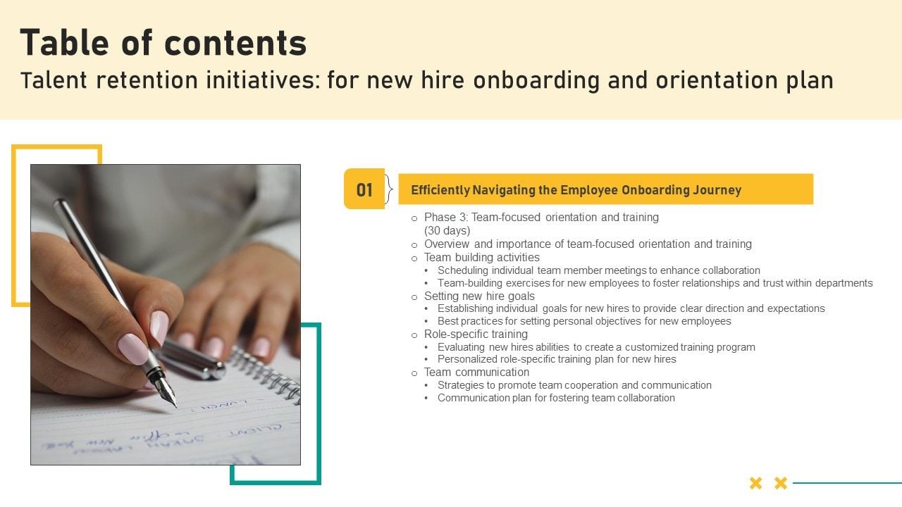 Talent_Retention_Initiatives_For_New_Hire_Onboarding_And_Orientation_Plan_Table_Of_Contents_Icons_PDF_Slide_1.jpg