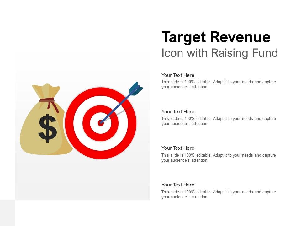Target_Revenue_Icon_With_Raising_Fund_Ppt_PowerPoint_Presentation_Summary_Influencers_Slide_1.jpg