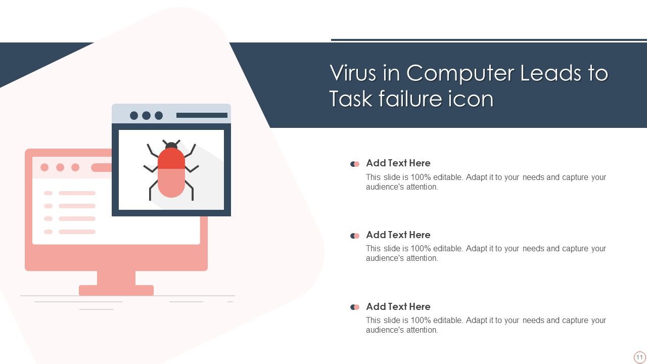 Task Failure Icon Ppt PowerPoint Presentation Complete With Slides Slide11