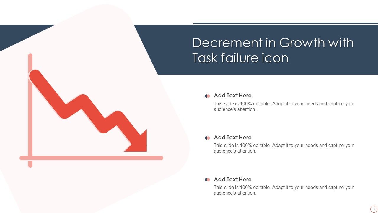 Task Failure Icon Ppt PowerPoint Presentation Complete With Slides Slide03