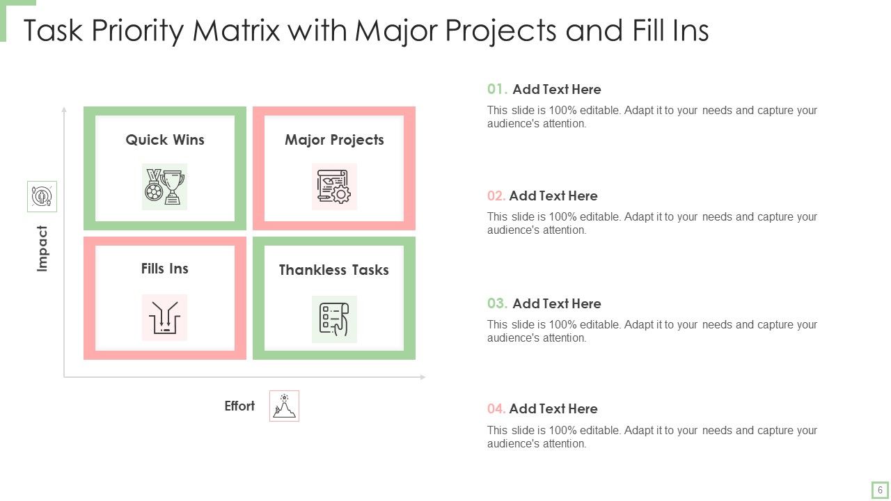 Task Priority Matrix Ppt PowerPoint Presentation Complete With Slides Slide06
