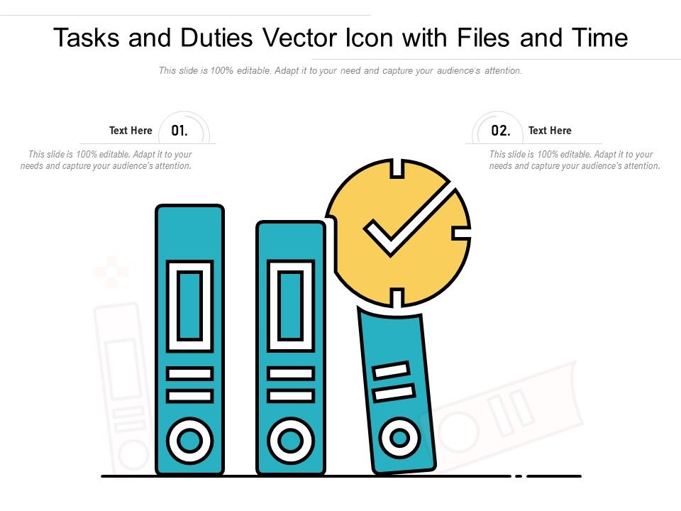 Tasks_And_Duties_Vector_Icon_With_Files_And_Time_Ppt_PowerPoint_Presentation_Summary_Demonstration_PDF_Slide_1.jpg