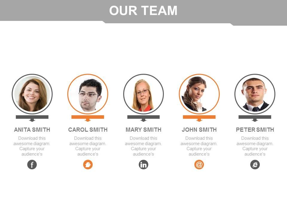 Team Of Business Persons For Management Powerpoint Slides