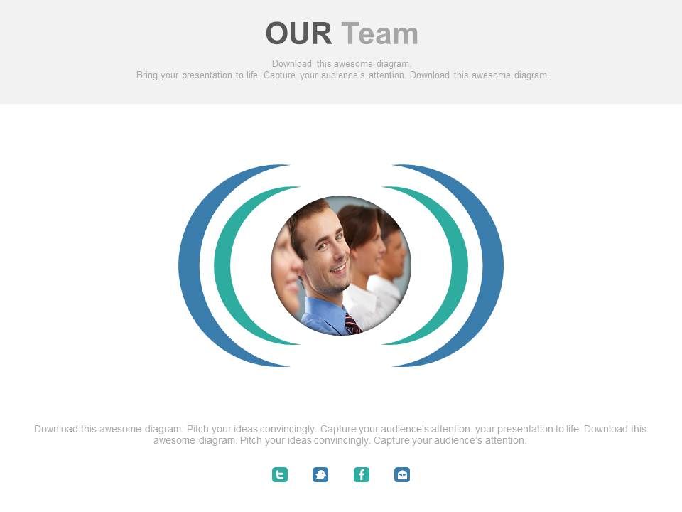 Team With Social Media Network Powerpoint Slides Team With Social Media Network Powerpoint Slides