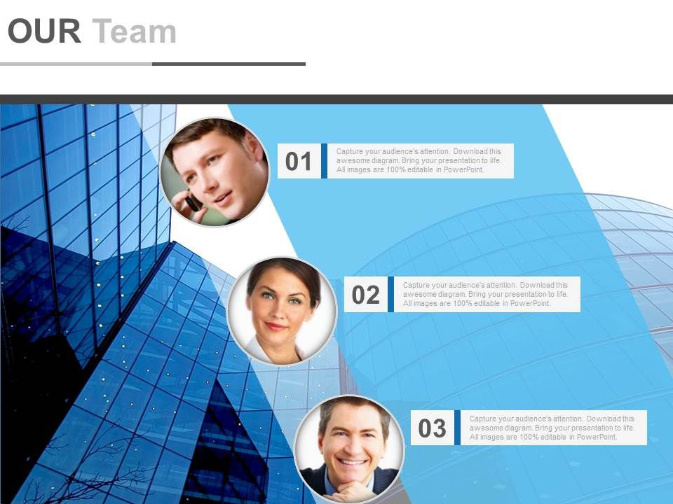 Team With Viewpoints And Experiences Powerpoint Slides