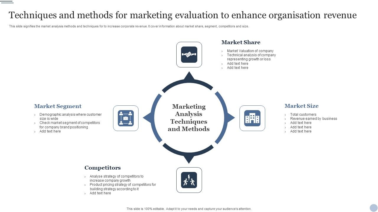 Techniques_And_Methods_For_Marketing_Evaluation_To_Enhance_Organisation_Revenue_Ppt_Icon_PDF_Slide_1.jpg