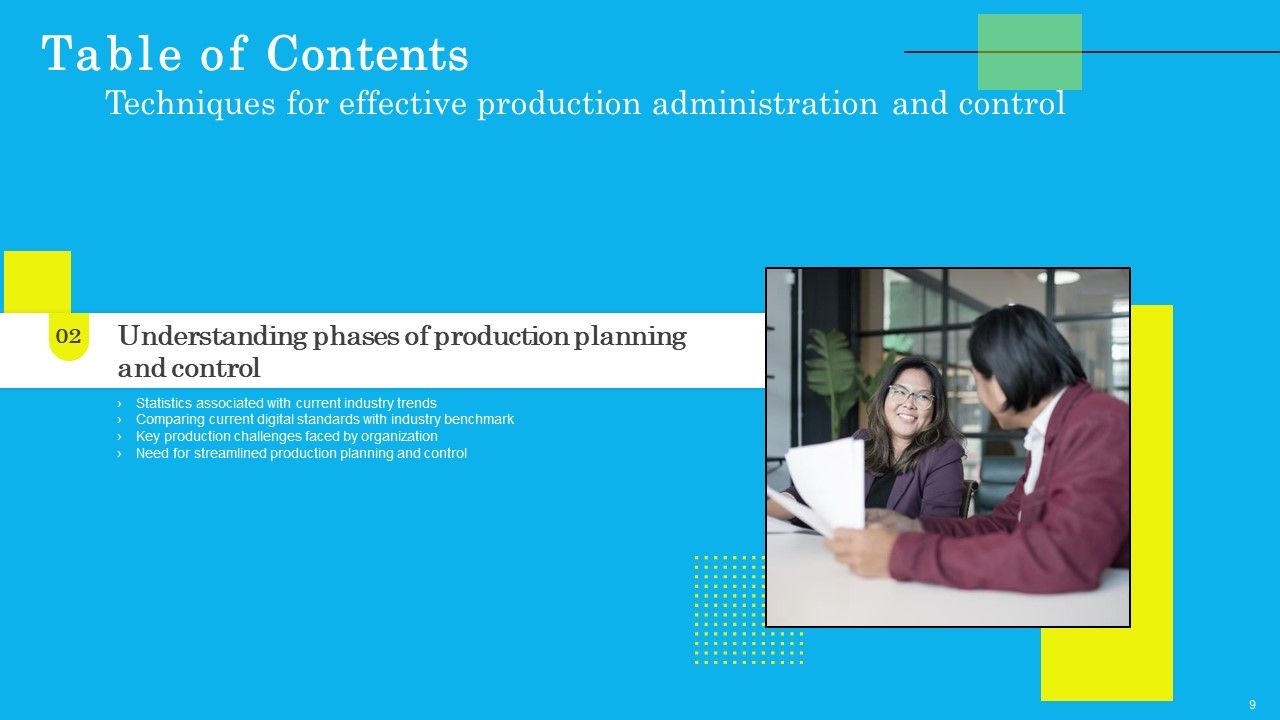 Techniques For Effective Production Administration And Control Ppt PowerPoint Presentation Complete Deck With Slides Slide09
