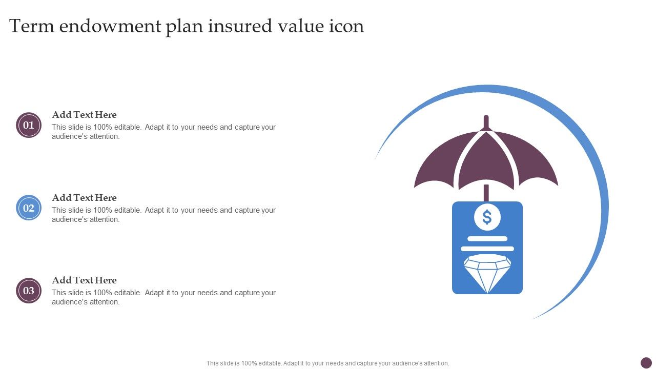 Term_Endowment_Plan_Insured_Value_Icon_Ppt_PowerPoint_Presentation_Icon_Infographics_PDF_Slide_1.jpg