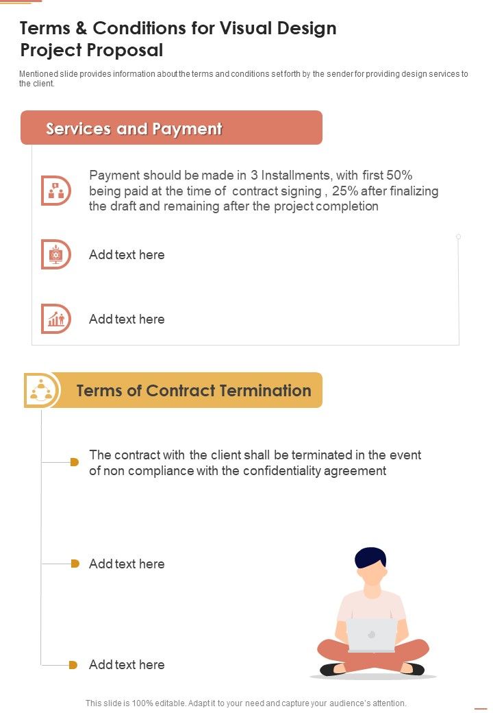 Terms And Conditions For Visual Design Project Proposal One 