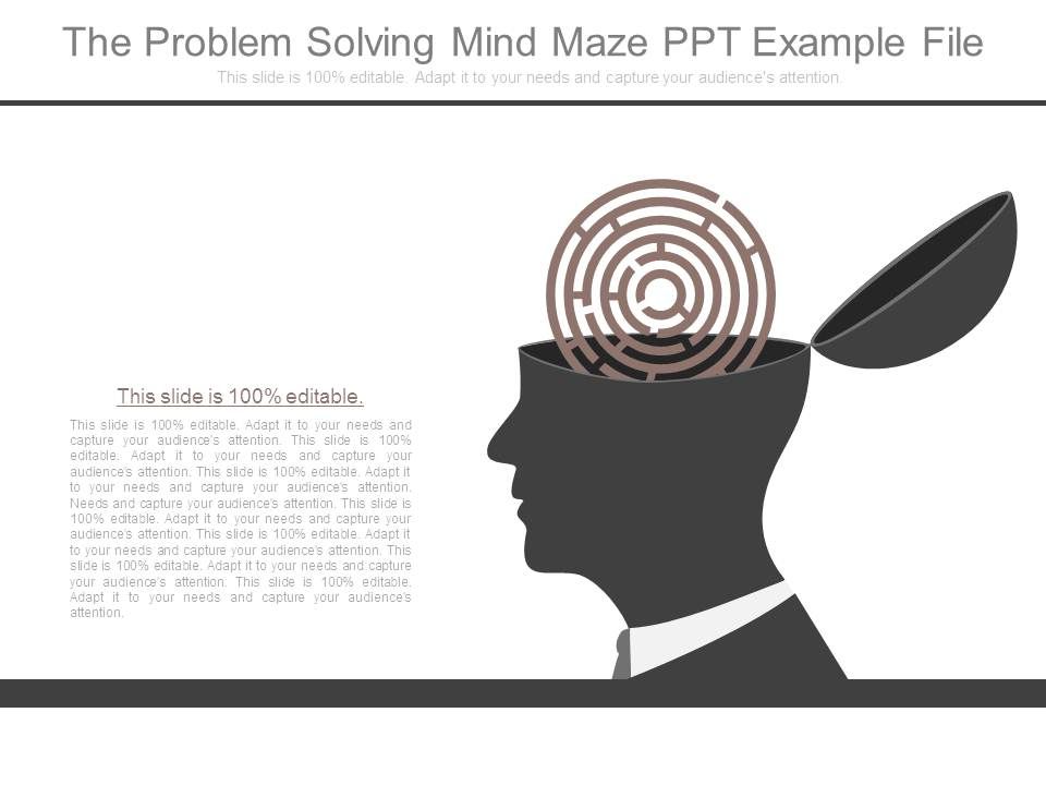 The Problem Solving Mind Maze Ppt Example File