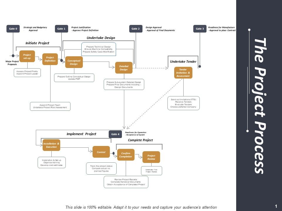The Project Process Ppt PowerPoint Presentation Model Format Ideas