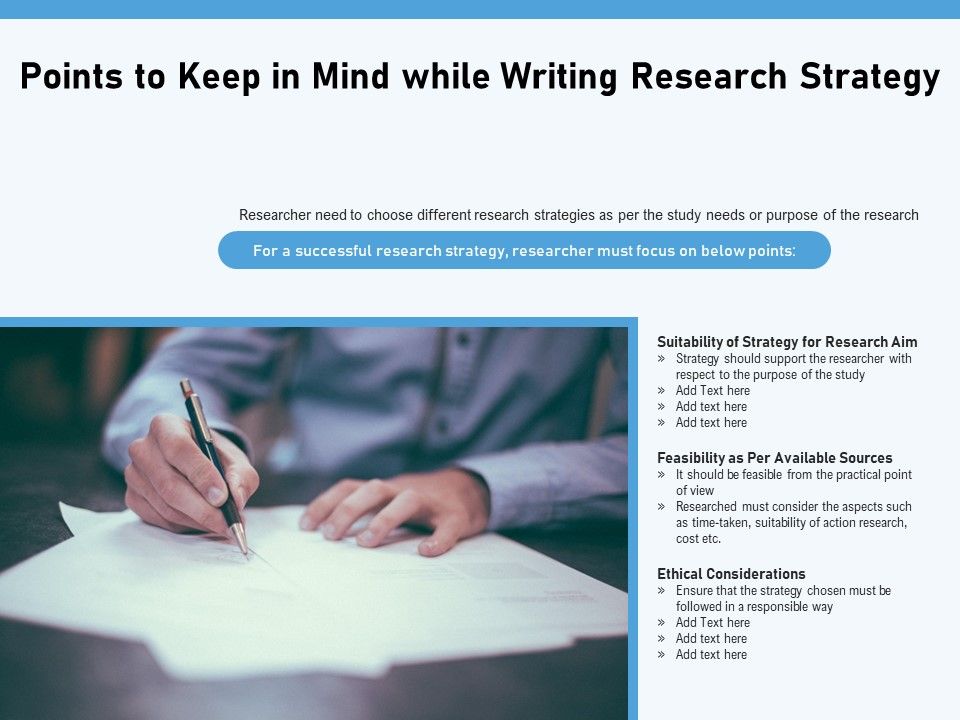 Things To Consider While Writing Research Plan Ppt PowerPoint ...
