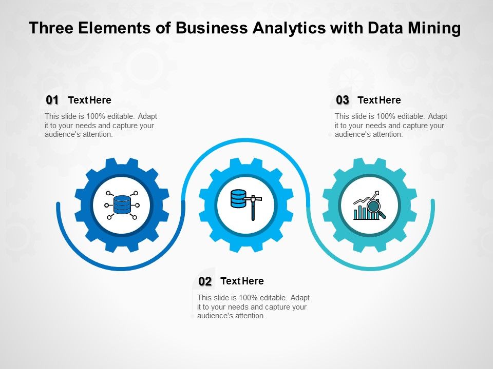 Three Elements Of Business Analytics With Data Mining Ppt PowerPoint ...