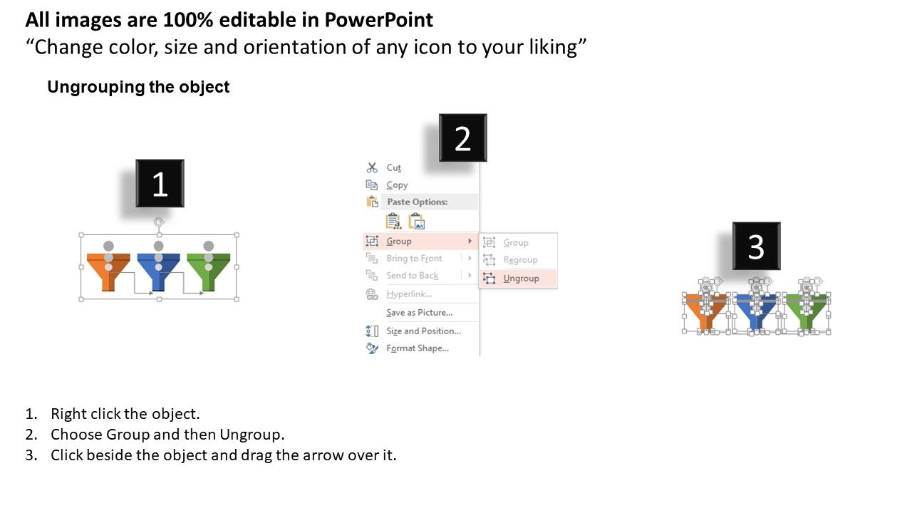 Three Funnel For Sales Process PowerPoint Templates Slide02