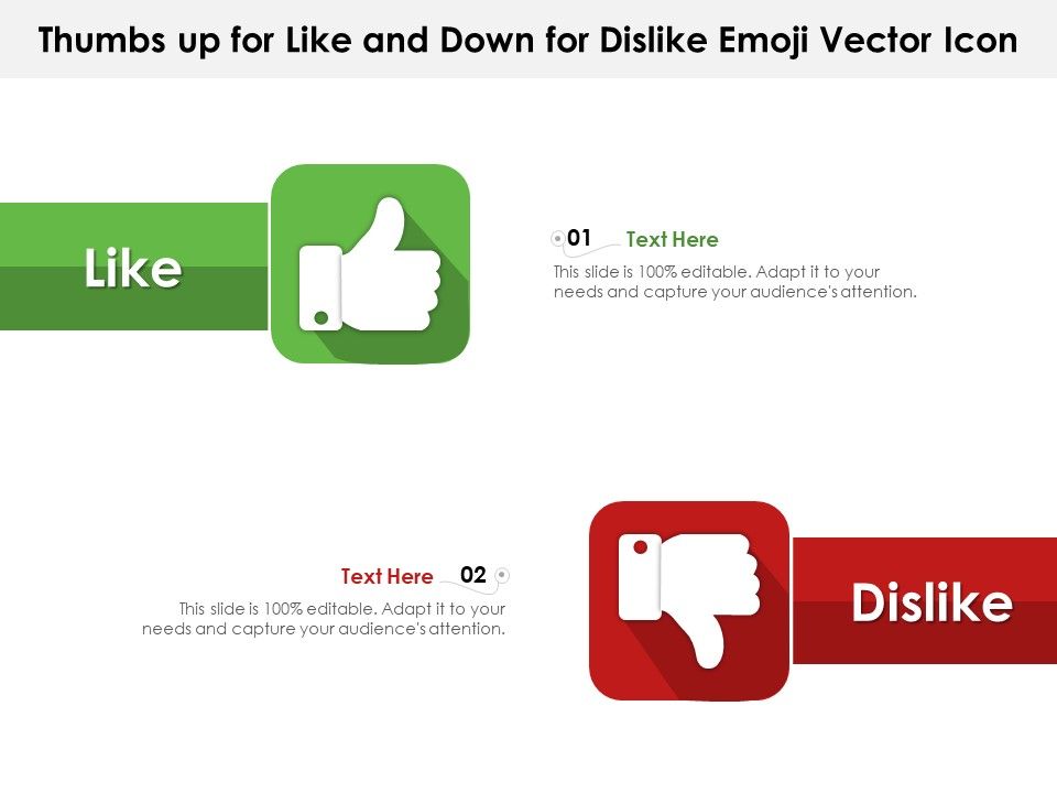 Thumbs_Up_For_Like_And_Down_For_Dislike_Emoji_Vector_Icon_Ppt_PowerPoint_Presentation_Gallery_Designs_PDF_Slide_1.jpg