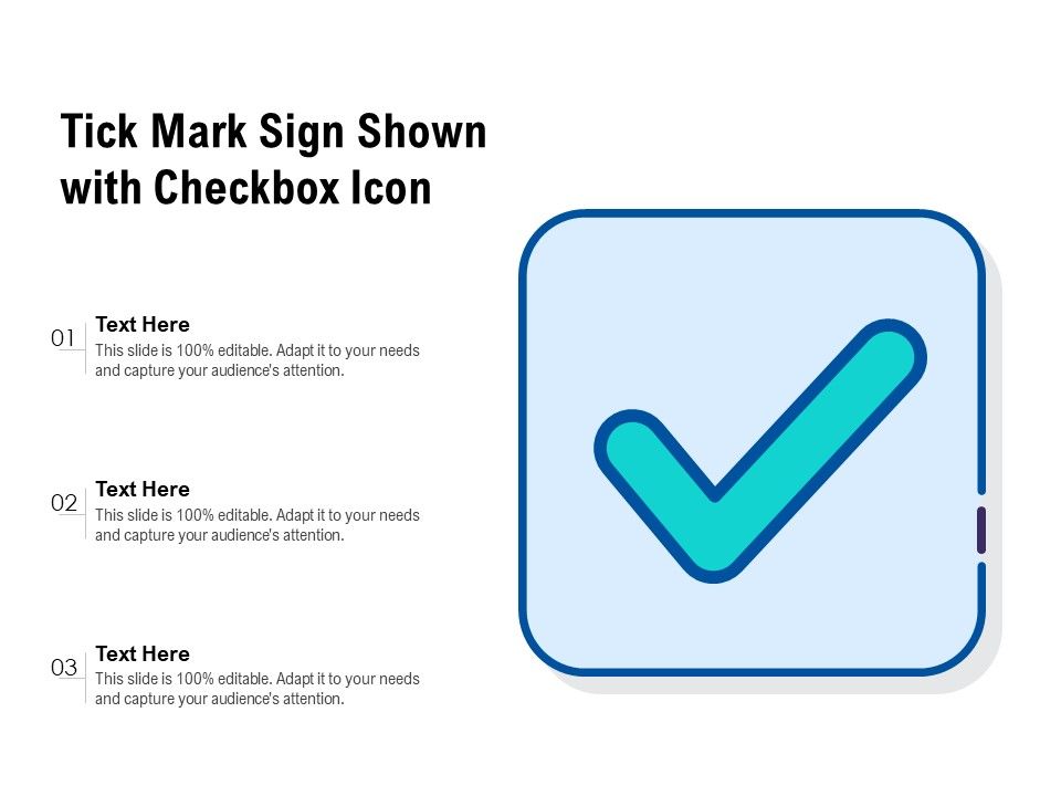 Tick_Mark_Sign_Shown_With_Checkbox_Icon_Ppt_PowerPoint_Presentation_File_Example_File_PDF_Slide_1.jpg