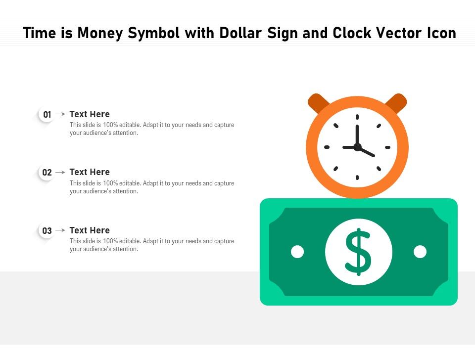 Time_Is_Money_Symbol_With_Dollar_Sign_And_Clock_Vector_Icon_Ppt_PowerPoint_Presentation_Diagram_Templates_PDF_Slide_1.jpg