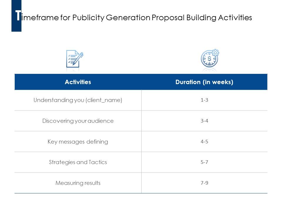 Timeframe_For_Publicity_Generation_Proposal_Building_Activities_Ppt_PowerPoint_Presentation_Icon_Pictures_Slide_1.jpg