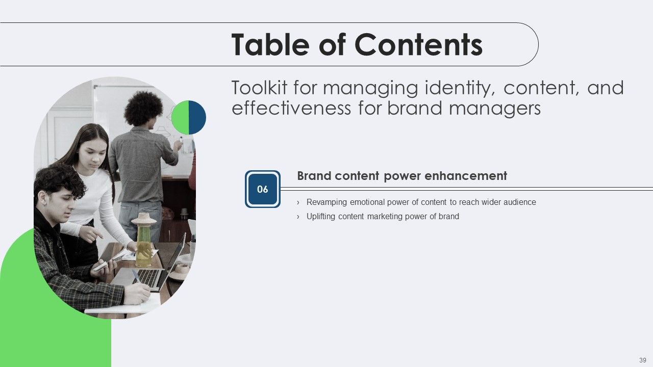 Toolkit For Managing Identity Content And Effectiveness For Brand Managers Complete Deck Slide38