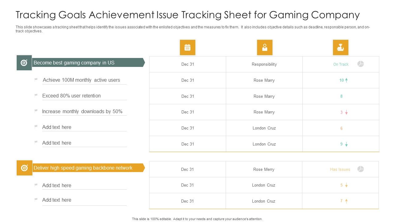 Tracking_Goals_Achievement_Issue_Tracking_Sheet_For_Gaming_Company_Icons_PDF_Slide_1.jpg