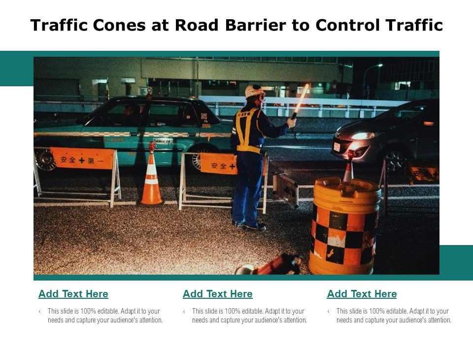Traffic_Cones_At_Road_Barrier_To_Control_Traffic_Ppt_PowerPoint_Presentation_Icon_Diagrams_PDF_Slide_1.jpg