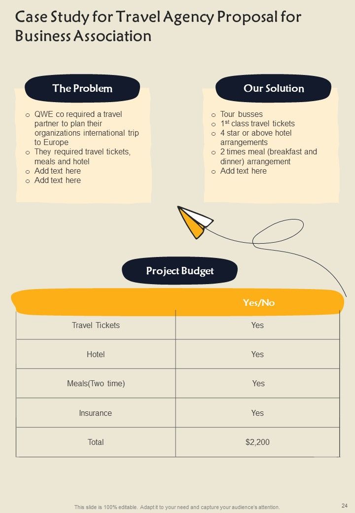 Travel Agency Proposal For Business Association Example Document Report Doc Pdf Ppt Slide24