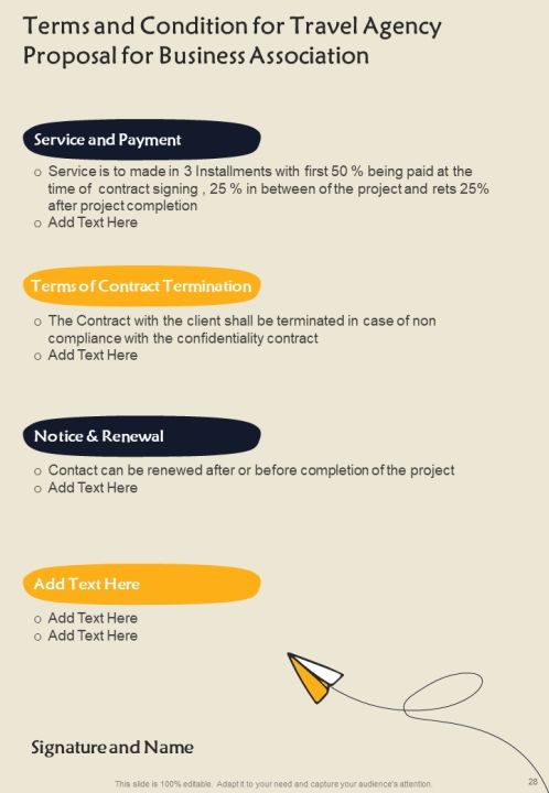Travel Agency Proposal For Business Association Example Document Report Doc Pdf Ppt Slide28