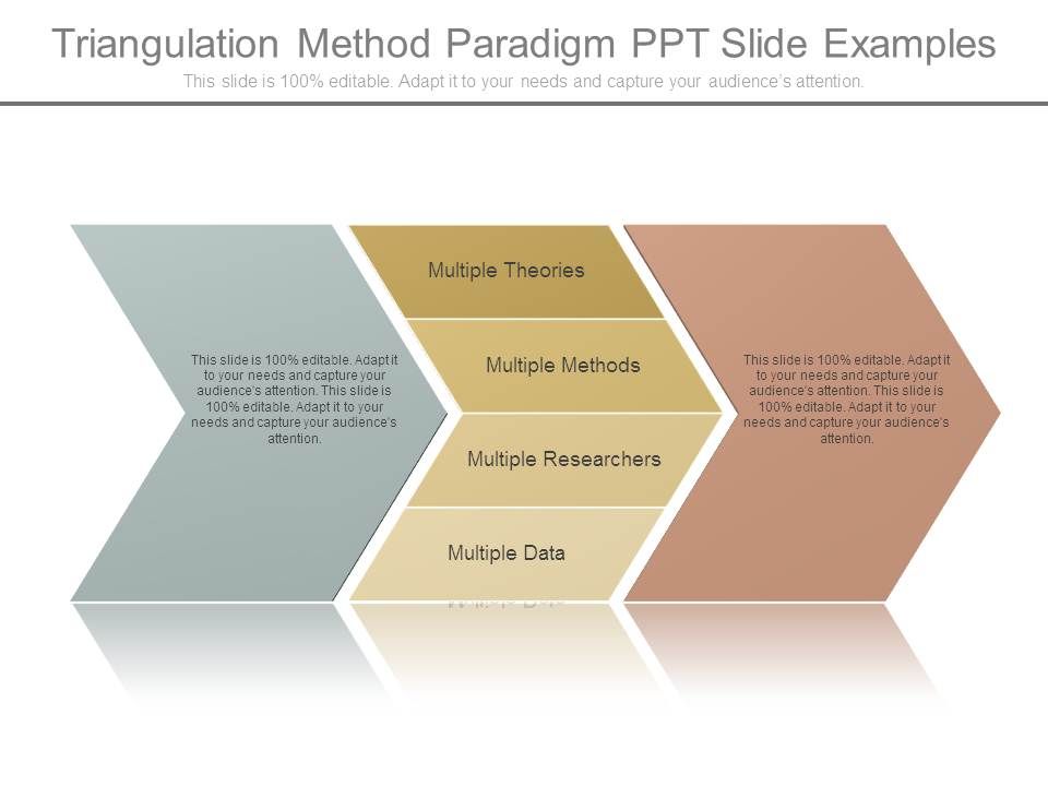 Triangulation Method Paradigm Ppt Slide Examples