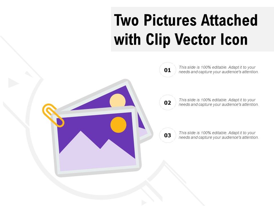 Two_Pictures_Attached_With_Clip_Vector_Icon_Ppt_PowerPoint_Presentation_Pictures_Samples_PDF_Slide_1.jpg