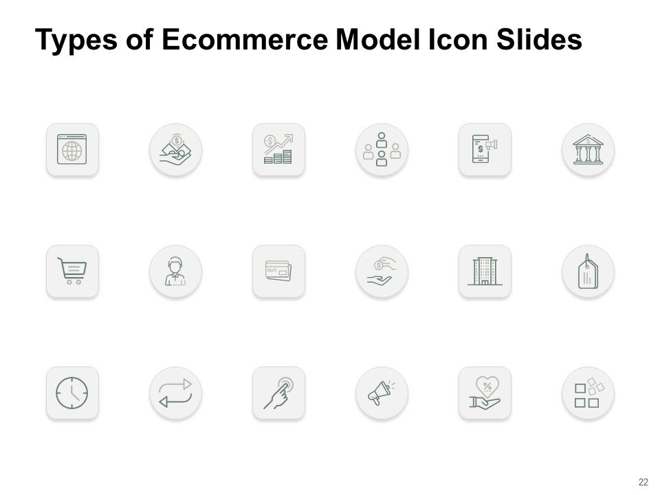 Types Of Ecommerce Model Ppt PowerPoint Presentation Complete Deck With Slides Slide22