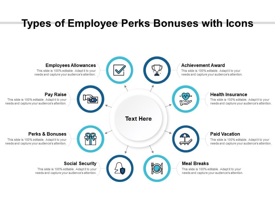 Types_Of_Employee_Perks_Bonuses_With_Icons_Ppt_PowerPoint_Presentation_Portfolio_Graphics_Pictures_Slide_1.jpg