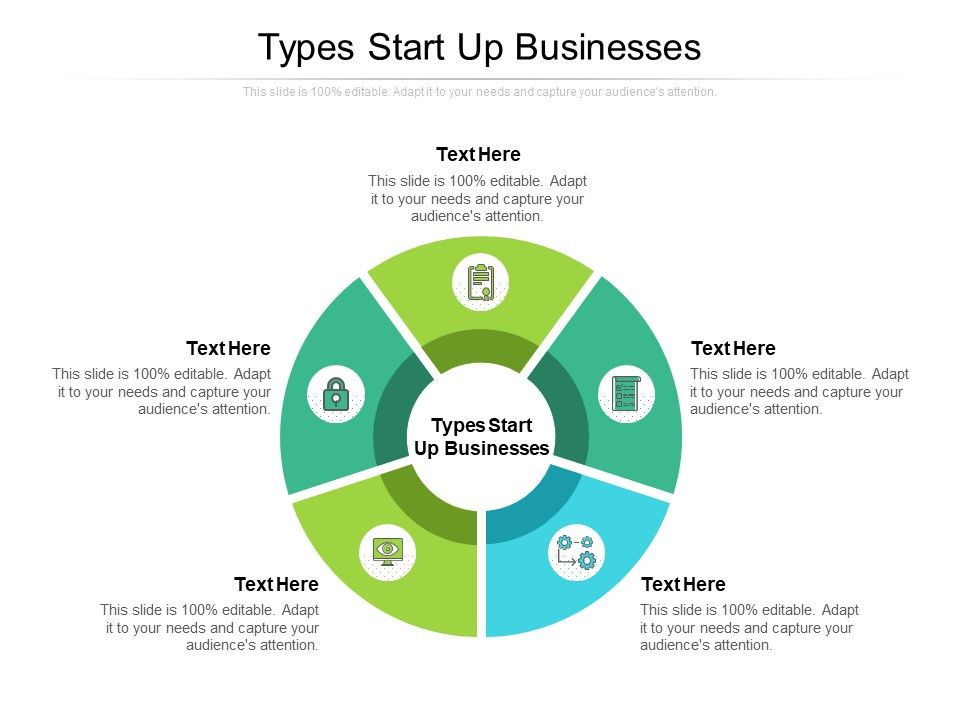 Types Start Up Businesses Ppt PowerPoint Presentation Pictures Rules Cpb