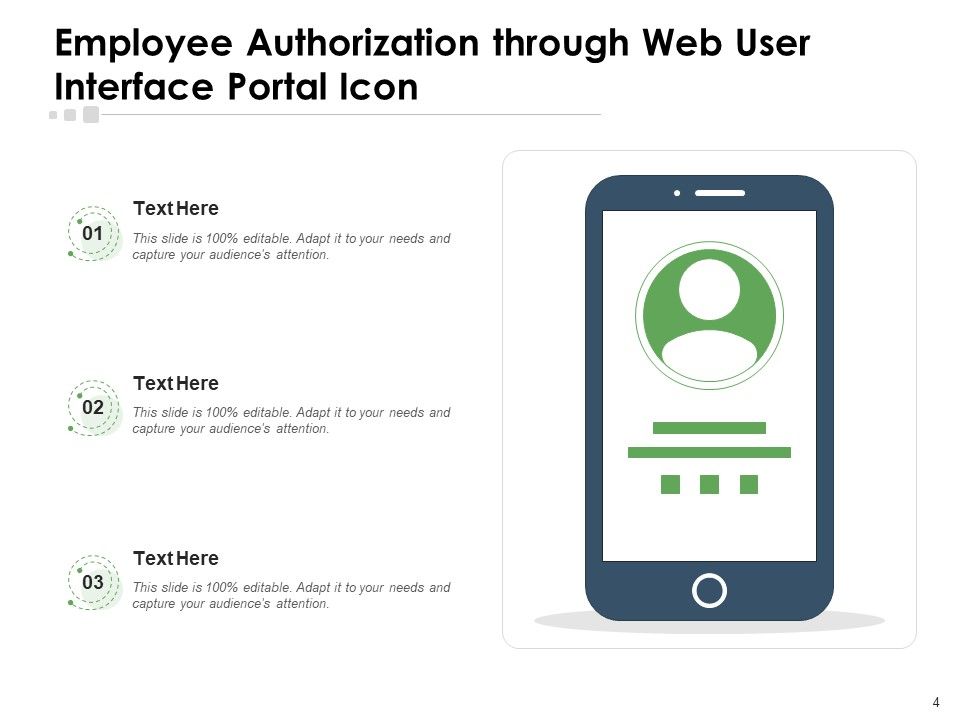 UI Icon Portal Icon Employee Ppt PowerPoint Presentation Complete Deck Slide04