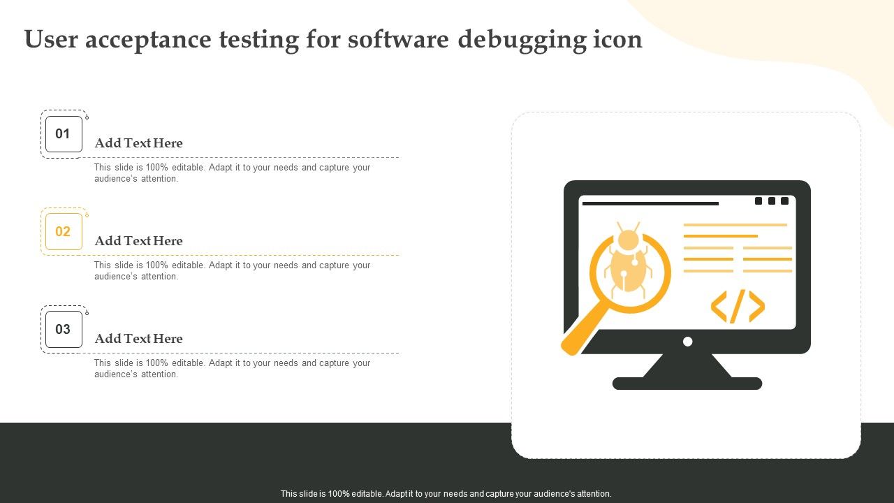 User_Acceptance_Testing_For_Software_Debugging_Icon_Topics_PDF_Slide_1.jpg