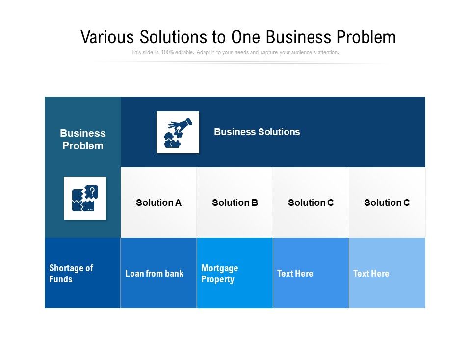 Various_Solutions_To_One_Business_Problem_Ppt_PowerPoint_Presentation_Icon_Model_PDF_Slide_1.jpg