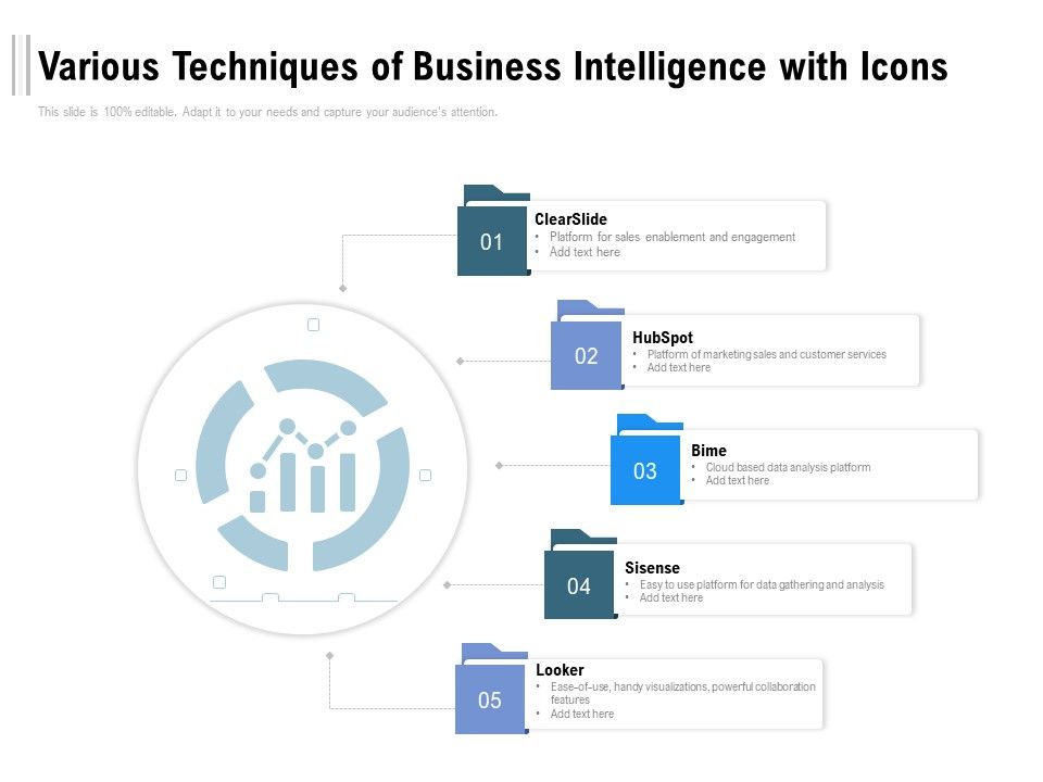 Various_Techniques_Of_Business_Intelligence_With_Icons_Ppt_PowerPoint_Presentation_Show_Slide_1.jpg