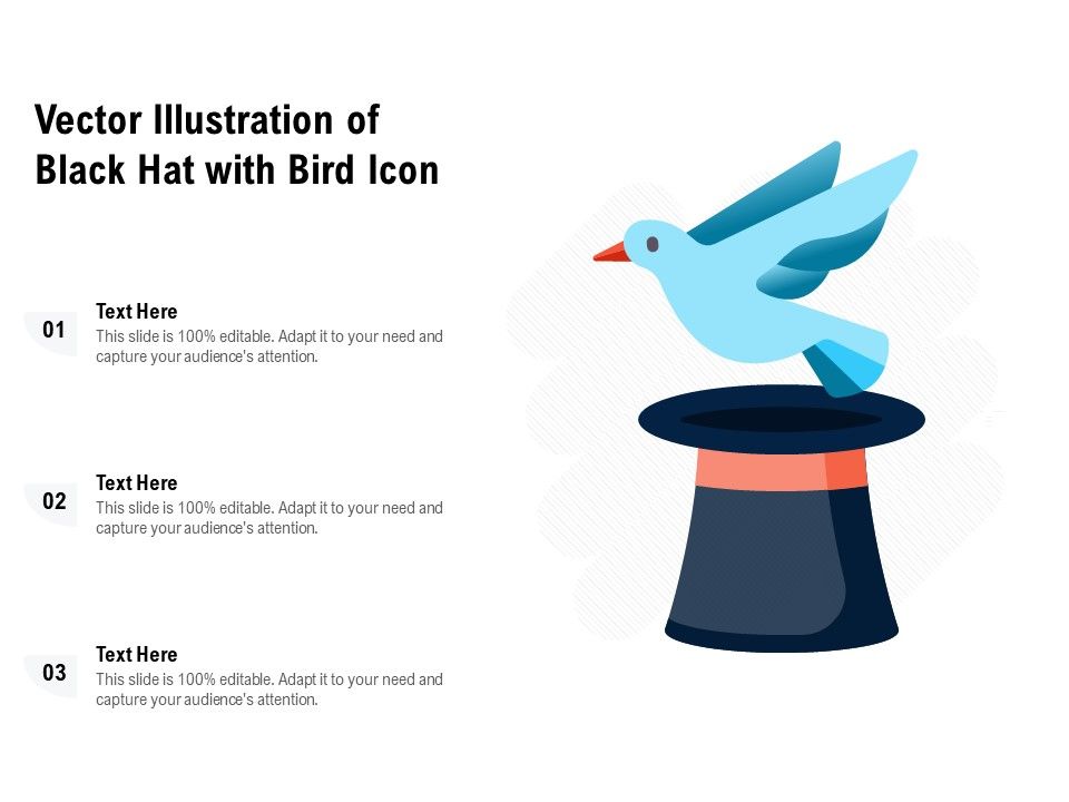 Vector_Illustration_Of_Black_Hat_With_Bird_Icon_Ppt_PowerPoint_Presentation_File_Slide_PDF_Slide_1.jpg