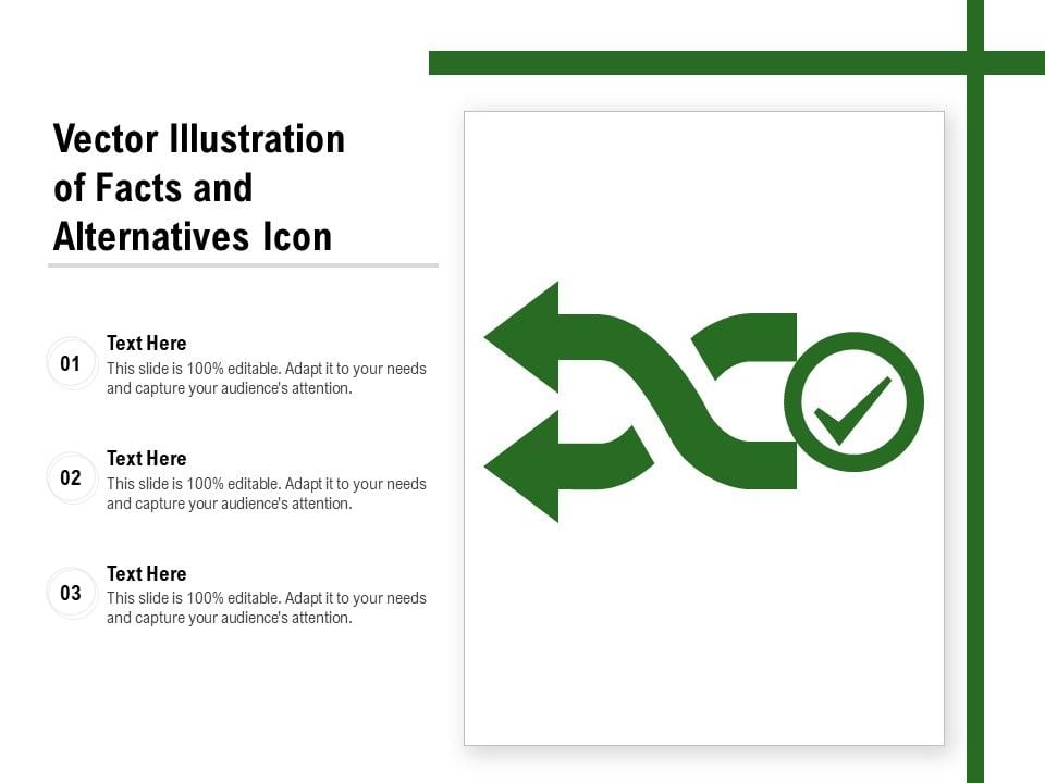 Vector_Illustration_Of_Facts_And_Alternatives_Icon_Ppt_PowerPoint_Presentation_Gallery_Format_Ideas_PDF_Slide_1.jpg